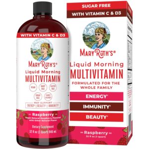 Multivitamin for Women, Men & Kids by MaryRuth’s | Liquid Morning Multivitamin | Mens, Womens Vitamins | Vitamin A C D E B6 B12 Biotin Zinc | Beauty | Vegan | Non-GMO | Gluten Free | 32 Servings Multivitamin for Women, Men & Kids by MaryRuth’s | Liquid Morning Multivitamin | Mens, Womens Vitamins | Vitamin A C D E B6 B12 Biotin Zinc | Beauty | Vegan | Non-GMO | Gluten Free | 32 Servings