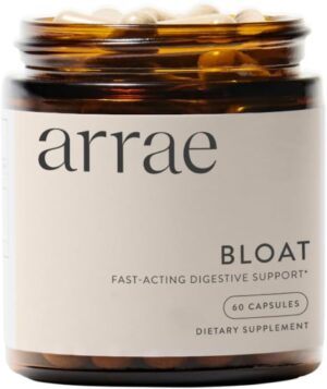 Arrae Fast-Acting Bloating Relief Digestive Enzymes, All Natural Bloat, Gas & Indigestion Relief Capsules, 60 Count Arrae Fast-Acting Bloating Relief Digestive Enzymes, All Natural Bloat, Gas & Indigestion Relief Capsules, 60 Count