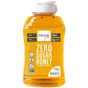 Wholesome Yum Zero Sugar Honey Substitute (Keto Honey) – Natural Sugar Free Honey Alternative With Monk Fruit & Allulose – Zero Net Carbs, Non GMO, Gluten Free, No Aftertaste (11 oz) Wholesome Yum Zero Sugar Honey Substitute (Keto Honey) – Natural Sugar Free Honey Alternative With Monk Fruit & Allulose – Zero Net Carbs, Non GMO, Gluten Free, No Aftertaste (11 oz)