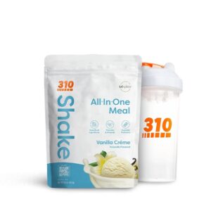 310 Nutrition – All-In-One Meal Replacement Shake with Shaker Cup – New Formula with Fiber Rich Vegan Superfood Blend – Natural Sweeteners – Low Carb Shake, Keto & Paleo Friendly – Gluten Free – 26 Essential Vitamins & Minerals -Vanilla Creme – 14 Servings 310 Nutrition – All-In-One Meal Replacement Shake with Shaker Cup – New Formula with Fiber Rich Vegan Superfood Blend – Natural Sweeteners – Low Carb Shake, Keto & Paleo Friendly – Gluten Free – 26 Essential Vitamins & Minerals -Vanilla Creme – 14 Servings