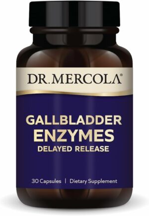 Dr. Mercola Gallbladder Enzymes – Gallbladder & Digestive Health Support – Includes Pancreatic Protease, Amylase & Lipase – Non-GMO, Gluten-Free & Soy-Free – 30 Delayed Release Capsules (30 Servings) Dr. Mercola Gallbladder Enzymes – Gallbladder & Digestive Health Support – Includes Pancreatic Protease, Amylase & Lipase – Non-GMO, Gluten-Free & Soy-Free – 30 Delayed Release Capsules (30 Servings)