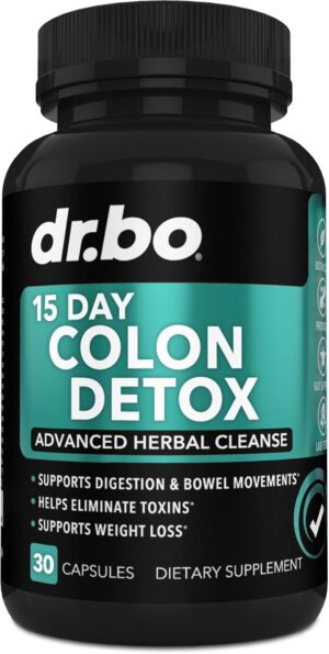 Colon Cleanser Detox for Weight Flush – 15 Day Intestinal Cleanse Pills & Probiotic – Fast Natural Laxative for Constipation Relief – Bowel Movement Supplements for Stomach Bloating, Gut Loss Support Colon Cleanser Detox for Weight Flush – 15 Day Intestinal Cleanse Pills & Probiotic – Fast Natural Laxative for Constipation Relief – Bowel Movement Supplements for Stomach Bloating, Gut Loss Support