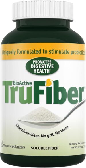 Master Supplements TruFiber – 6.35 oz – Prebiotic Fiber to Help Boost Probiotic Growth – Supports Digestive Health – Vegan, Gluten Free – 50 Servings Master Supplements TruFiber – 6.35 oz – Prebiotic Fiber to Help Boost Probiotic Growth – Supports Digestive Health – Vegan, Gluten Free – 50 Servings