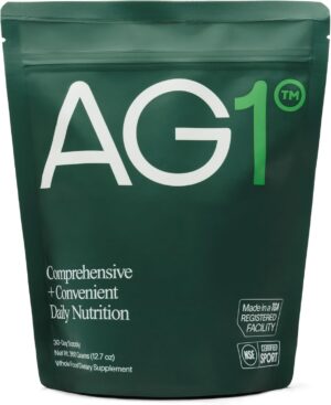 AG1 Greens Powder Supplement | Improve Gut Health | Multivitamin, Probiotic, Gluten Free, Vegan and Keto Friendly | 75 Vitamins (Athletic Greens) – Refill Pouch Only AG1 Greens Powder Supplement | Improve Gut Health | Multivitamin, Probiotic, Gluten Free, Vegan and Keto Friendly | 75 Vitamins (Athletic Greens) – Refill Pouch Only
