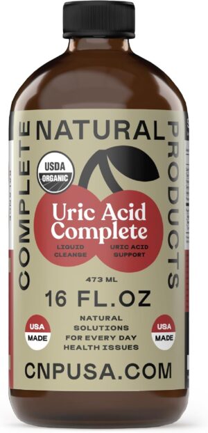 Complete Natural Products Uric Acid Complete – 16oz Glass Bottle