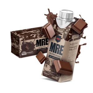 REDCON1 MRE Ready to Drink Protein Shake, Milk Chocolate – Lactose + Whey Free RTD 40gr Protein Made with Real Whole Food Protein Blends – Keto-Friendly and Easy to Digest Nutritional Shake (12 Pack) REDCON1 MRE Ready to Drink Protein Shake, Milk Chocolate – Lactose + Whey Free RTD 40gr Protein Made with Real Whole Food Protein Blends – Keto-Friendly and Easy to Digest Nutritional Shake (12 Pack)
