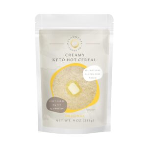Phenomenal Foods Co Creamy Keto Hot Cereal® Original – Low Carb Farina – Unsweetened – Gluten & Grain Free – Paleo – Diabetic Safe – High Protein Vegan Breakfast Phenomenal Foods Co Creamy Keto Hot Cereal® Original – Low Carb Farina – Unsweetened – Gluten & Grain Free – Paleo – Diabetic Safe – High Protein Vegan Breakfast