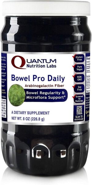 QNL Bowel Pro Daily – Prebiotic Fiber Powder to Support Digestive Health – Delicious Daily Gut Health Powder – Vegan Immune Support Supplement – Organic Prebiotic – 8 oz QNL Bowel Pro Daily – Prebiotic Fiber Powder to Support Digestive Health – Delicious Daily Gut Health Powder – Vegan Immune Support Supplement – Organic Prebiotic – 8 oz