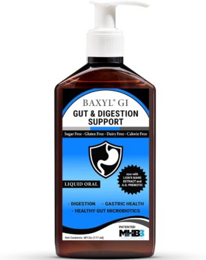 BAXYL® GI – Digestion, Digestive Aid & Stomach Relief – GERD (Acid Reflux), IBS, Crohn’s – (Patented Formula, Organic, Vegan, Made in USA) | 36 Day Supply – 6 Fl oz BAXYL® GI – Digestion, Digestive Aid & Stomach Relief – GERD (Acid Reflux), IBS, Crohn’s – (Patented Formula, Organic, Vegan, Made in USA) | 36 Day Supply – 6 Fl oz