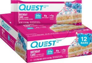 Quest Protein Bar – Birthday Cake (12 Bars) Quest Protein Bar – Birthday Cake (12 Bars)