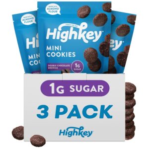 HighKey Low Carb Keto Brownie Bites – Keto Snack Low Carb Snack Sugar Free Chocolate Protein Cookies Sugar Free Snacks Gluten Free Snack Keto Friendly Food Healthy Snacks Keto Dessert Diet Snacks 3pk HighKey Low Carb Keto Brownie Bites – Keto Snack Low Carb Snack Sugar Free Chocolate Protein Cookies Sugar Free Snacks Gluten Free Snack Keto Friendly Food Healthy Snacks Keto Dessert Diet Snacks 3pk