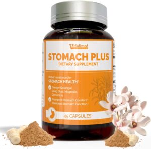 Stomach Plus – for Gastric Health, Stomach Settle, Acid Reflux, Heartburn, Upset Stomach Relief for Adults with Galangal & Magnolia-45capsules Stomach Plus – for Gastric Health, Stomach Settle, Acid Reflux, Heartburn, Upset Stomach Relief for Adults with Galangal & Magnolia-45capsules