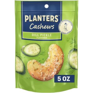 PLANTERS Cashews Dill Pickle – Trail Mix Snack Packs – Snacks with Dill Pickle, Snack Pack, Party Trail Mix, 5 Oz Bag, Pack of 1 PLANTERS Cashews Dill Pickle – Trail Mix Snack Packs – Snacks with Dill Pickle, Snack Pack, Party Trail Mix, 5 Oz Bag, Pack of 1