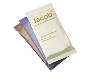 Jacob Bar, Protein Bars, Variety Pack (9 Bars Total) Contains 3 of Each; Chocolate, Vanilla, Berry – 20g Grass-Fed Protein, No Seed Oils, Nothing Artificial
