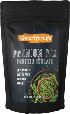 Smart for Life Pea Protein Powder Meal Replacement Shake – 2 Pounds – Organic Vegan BCAA’s Loaded Plant Protein Powder – Keto Friendly and Vegetarian Plant Based Protein Powder – Easy to Digest Smart for Life Pea Protein Powder Meal Replacement Shake – 2 Pounds – Organic Vegan BCAA’s Loaded Plant Protein Powder – Keto Friendly and Vegetarian Plant Based Protein Powder – Easy to Digest