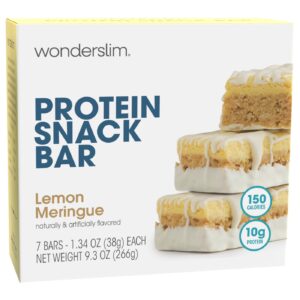 WonderSlim Protein Snack Bar, Lemon Meringue, (7ct) WonderSlim Protein Snack Bar, Lemon Meringue, (7ct)