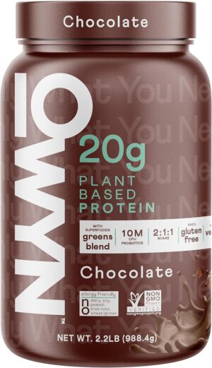 OWYN Only What You Need Dairy Free Protein Powder with 20g Protein, Probiotics, Superfoods Greens, Pea, Chia and Pumpkin Seed Blend (Chocolate, 2.2 Pound – Pack of 1) OWYN Only What You Need Dairy Free Protein Powder with 20g Protein, Probiotics, Superfoods Greens, Pea, Chia and Pumpkin Seed Blend (Chocolate, 2.2 Pound – Pack of 1)