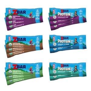 Zbar and Zbar Protein – Variety Pack – Made with Organic Oats – Non-GMO – Soft-Baked Energy Snack Bars and Crispy Protein Bars (16 Pack)