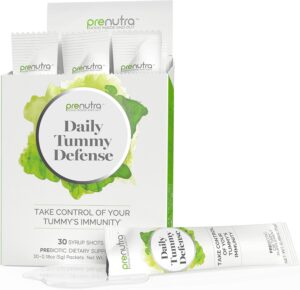 High Dose GOS Prebiotic Syrup – Helps Manage Gut Health, Digestive Regularity, Weight, Healthy Food Cravings & Mental Wellbeing for Women & Men – Pure Galactooligosaccharides – Powder Alternative 30ct