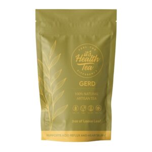 GERD Relief Herbal Tea: 8-Digestive Herb Blend, Natural Acid Reflux & Heartburn Aid, Pre/Post Meal Support, 3oz with 35 Bags