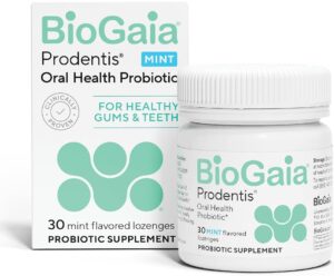 BioGaia Prodentis | Dental Probiotic Lozenges | Promotes Healthy Gums & Teeth | Defends Against Dental Problems | Replenishes Oral Microbiome | Improves Oral Health | Mint Flavor | 30 Day Supply BioGaia Prodentis | Dental Probiotic Lozenges | Promotes Healthy Gums & Teeth | Defends Against Dental Problems | Replenishes Oral Microbiome | Improves Oral Health | Mint Flavor | 30 Day Supply