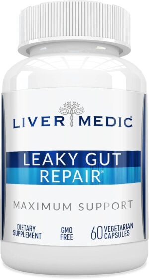 Leaky Gut Repair – Natural Gut Health Supplement, Promotes Digestive Ease, Gut Wellness, and Daily Balance, 60 Capsules Leaky Gut Repair – Natural Gut Health Supplement, Promotes Digestive Ease, Gut Wellness, and Daily Balance, 60 Capsules