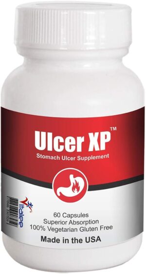 Vitalee Ulcer XP- Stomach Ulcer Natural Supplement (60 Capsule)