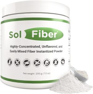 SolFiber Prebiotic Powder Supplement, Non-GMO Alternative to Fiber Gummies, Supports Digestive Health, Easy-to-Mix and Highly-Concentrated Fiber Powder, 7 Ounces, 60 Servings SolFiber Prebiotic Powder Supplement, Non-GMO Alternative to Fiber Gummies, Supports Digestive Health, Easy-to-Mix and Highly-Concentrated Fiber Powder, 7 Ounces, 60 Servings