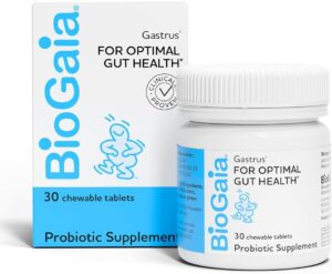 BioGaia Gastrus Gut Health Probiotic | Eases Abdominal Discomfort, Gas & Bloating | Promotes Regularity & a Healthy Gut | Contributes to a Balanced Microbiome | Backed by 30 Years of Research BioGaia Gastrus Gut Health Probiotic | Eases Abdominal Discomfort, Gas & Bloating | Promotes Regularity & a Healthy Gut | Contributes to a Balanced Microbiome | Backed by 30 Years of Research