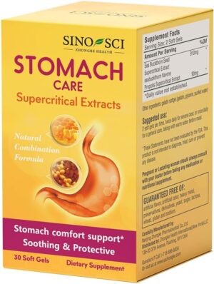 Stomach Care – Digestive Support, Reduces Gas & Bloating, Promotes Digestive Comfort, 30 Caps (1 Bottle) Stomach Care – Digestive Support, Reduces Gas & Bloating, Promotes Digestive Comfort, 30 Caps (1 Bottle)