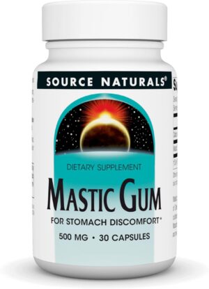 Source Naturals Mastic Gum Extract for Stomach Discomfort* 500 Mg Capsule, 30 Count Source Naturals Mastic Gum Extract for Stomach Discomfort* 500 Mg Capsule, 30 Count