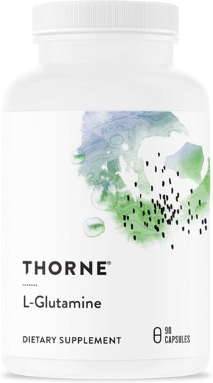 THORNE – L-Glutamine – Amino Acid Supplement for GI Health and Immune Function* – 90 Capsules