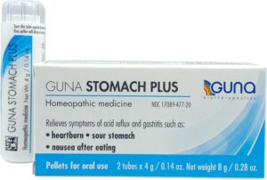 GUNA Stomach Plus Homeopathic Digestive Stomach Acid Balance – 2 Tubes