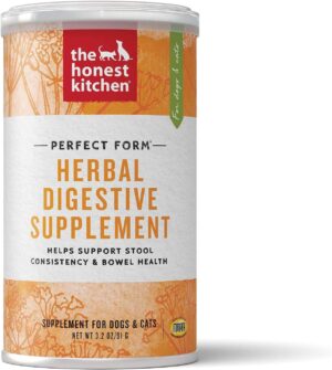 The Honest Kitchen Human Grade Perfect Form Herbal Digestive Supplement for Dogs & Cats, 3.2 Ounces The Honest Kitchen Human Grade Perfect Form Herbal Digestive Supplement for Dogs & Cats, 3.2 Ounces