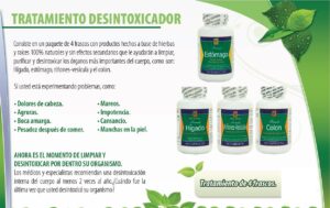 Desintoxicador 4 Productos Para Limpiar Y Desintoxicar Colon, Rinones, Vesicula, Higado Y Estomago Como Lo Vio En Tv. by Nutrisalud Products