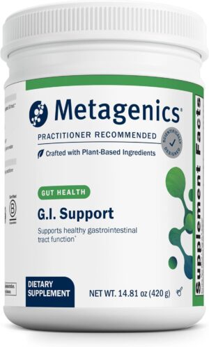 Metagenics G.I. Support – Gastric Mucosa Support* – Gluten-Free – Non-GMO – Antioxidants Supplement* – GI & Gut Relief – Immune Support* – 14.81 oz