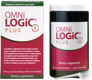 Omni-Logic Plus Prebiotic – Prebiotic Fiber Powder, Supports Balanced Gut Bacteria and Optimal Digestive Health – Non-GMO Daily Fiber Supplement Powder (90 Servings)