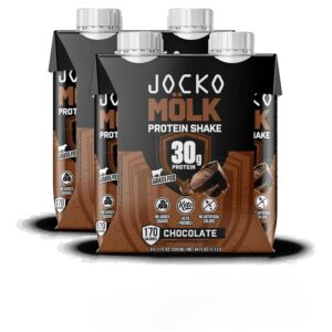 Jocko-Fuel Mölk Chocolate RTD Protein Shake, 2 Box with 4 Bottle – Ready to Drink, Grass-Fed Whey, No Artificial Sweeteners, Keto-Friendly, Low-Carb, High-Protein, Meal Replacement, Recovery, Fitness Jocko-Fuel Mölk Chocolate RTD Protein Shake, 2 Box with 4 Bottle – Ready to Drink, Grass-Fed Whey, No Artificial Sweeteners, Keto-Friendly, Low-Carb, High-Protein, Meal Replacement, Recovery, Fitness