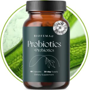 Targetted Delivery Probiotics + Prebiotic for Women – Probiotics for Digestive, Gut Health and Body Balance- 40 Billion CFUs – 4 Highly Researched Good Bacteria Strains – 60 Vegan Capsules Targetted Delivery Probiotics + Prebiotic for Women – Probiotics for Digestive, Gut Health and Body Balance- 40 Billion CFUs – 4 Highly Researched Good Bacteria Strains – 60 Vegan Capsules