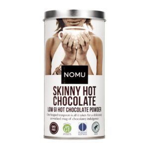 NOMU Skinny 60% Cocoa Hot Chocolate, 33 Servings, No Sugar Added, 20 Calories, Rich Chocolate Flavor, Keto-Friendly, High Protein NOMU Skinny 60% Cocoa Hot Chocolate, 33 Servings, No Sugar Added, 20 Calories, Rich Chocolate Flavor, Keto-Friendly, High Protein