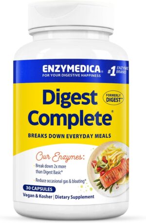 Enzymedica – Digest, Complete Digestive Enzyme Formula, 30 Capsules